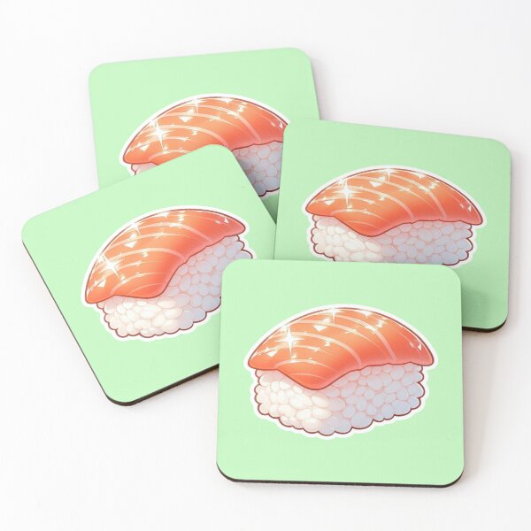 Item preview, Kawaii Sushi Manga Anime – Cute Chibi Japanese Food designed and sold by Sugar Wisdom .