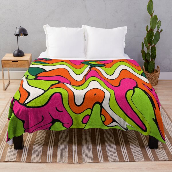 Item preview, Colorful, abstract, wave-shaped artwork designed and sold by Sigtrix.
