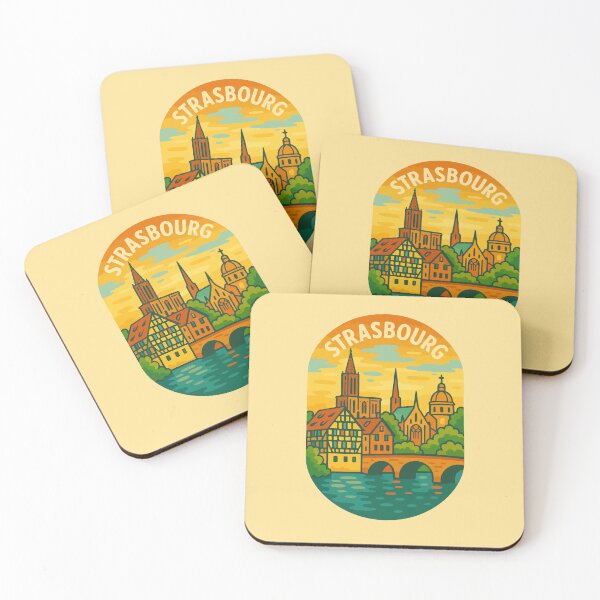 Artikelvorschau, Straßburg Reise-Souvenir-Aufkleber entworfen und verkauft von rogue-design.