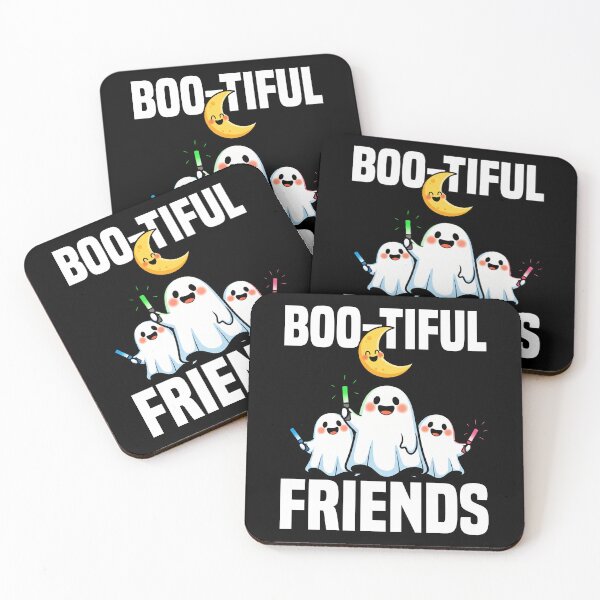 Item preview, BOO-TIFUL FRIENDS - GHOST HALLOWEEN designed and sold by KEF Custom.