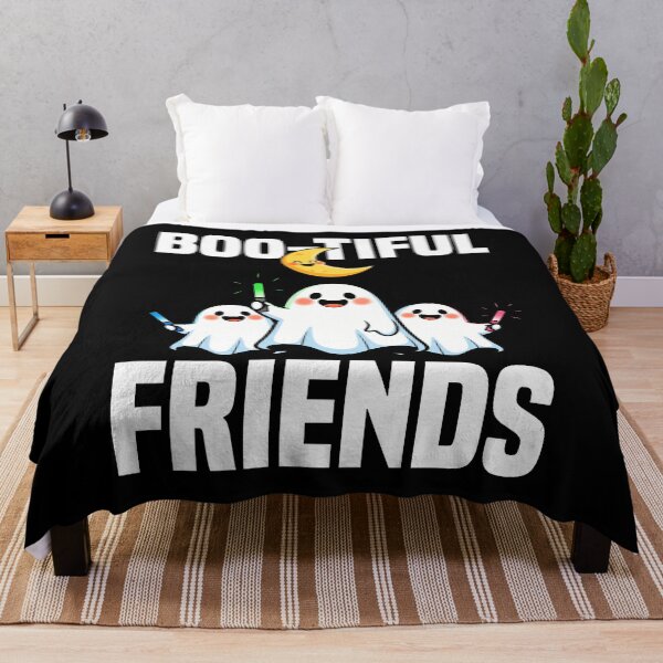 Item preview, BOO-TIFUL FRIENDS - GHOST HALLOWEEN designed and sold by KEF Custom.