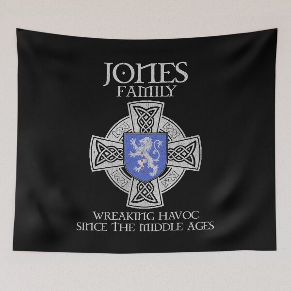 Item preview, Jones Family Crest – Medieval Heritage Emblem for Ancestry Lovers & Vintage Style Fans designed and sold by 9X FR.