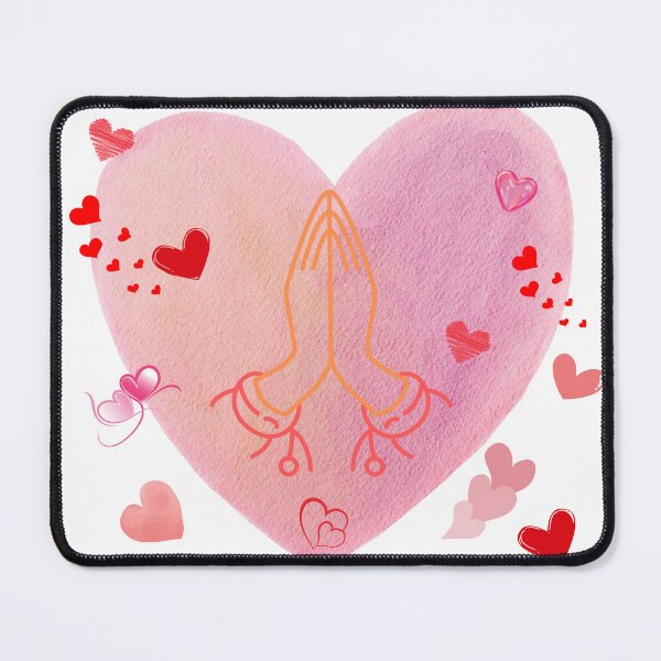 Item preview, Respect Is Free – Give It to Everyone | Namaste Hands with Heart Symbols | Kindness & Equality Quote designed and sold by ByPrintedThought.