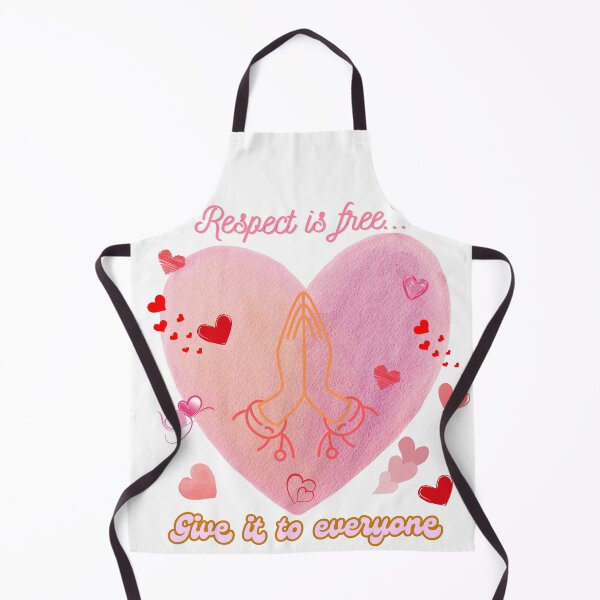 Item preview, Respect Is Free – Give It to Everyone | Namaste Hands with Heart Symbols | Kindness & Equality Quote designed and sold by ByPrintedThought.