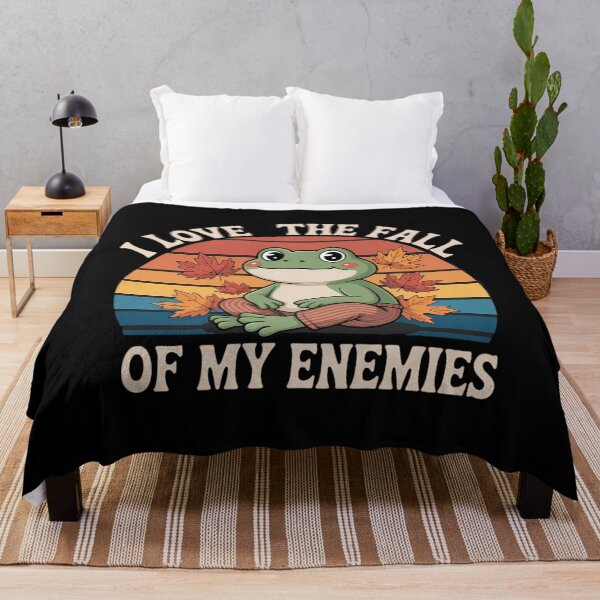 Item preview, I Love The Fall Of My Enemies Fall Autumn Frog Thanksgiving designed and sold by aidenpier.