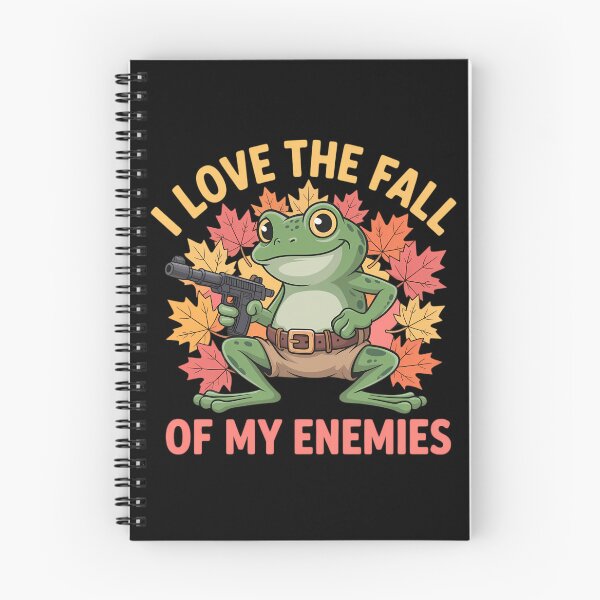 Item preview, I Love The Fall Of My Enemies Fall Autumn Frog designed and sold by aidenpier.