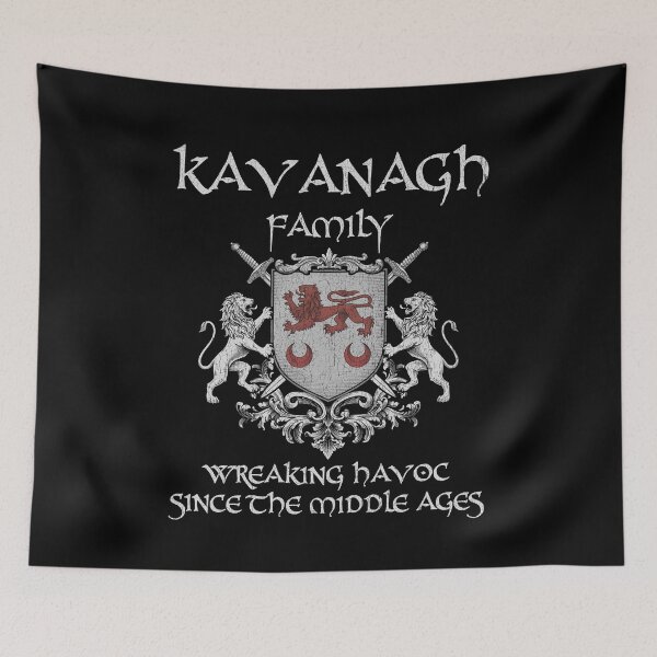 Item preview, Kavanagh Family Crest – Medieval Heritage Emblem for Ancestry Lovers & Vintage Style Fans designed and sold by 9X FR.