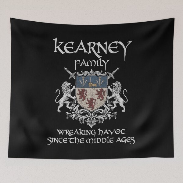 Item preview, Kearney Family Crest – Medieval Heritage Emblem for Ancestry Lovers & Vintage Style Fans designed and sold by 9X FR.
