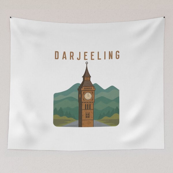 Item preview, Darjeeling Clock Tower West Bengal India designed and sold by Aryabek.