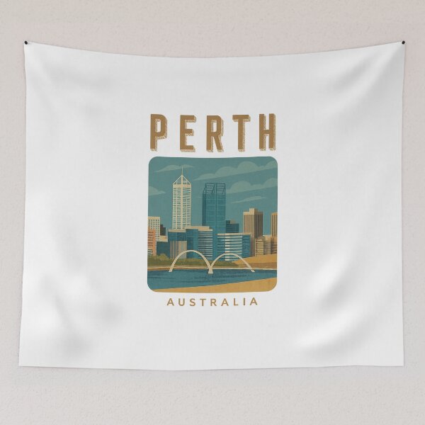Item preview, Perth Elizabeth Quay Skyline Western Australia designed and sold by Aryabek.
