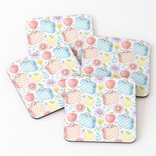 Item preview, Watercolor Picnic Lunchbox Apple Daisy Pattern Bliss designed and sold by HasHs.
