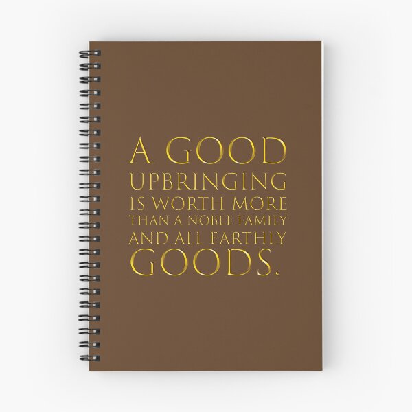 Item preview, Inspirational Quote About Upbringing – Gold Lettering Elegant Wisdom Wall Art designed and sold by Wisdom Wear.