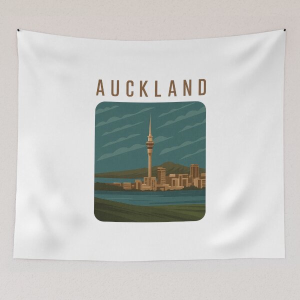 Item preview, Auckland Sky Tower Harbour View New Zealand designed and sold by Aryabek.