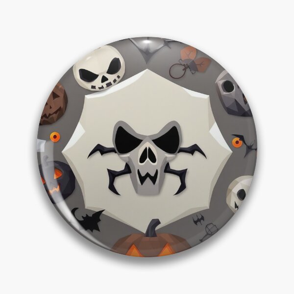 Item preview, Skull and Ghosts Spooky Seamless Pattern & Halloween Seamless textures  designed and sold by TheGaliyaStudio.