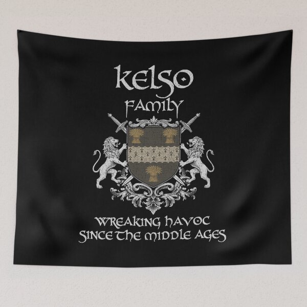 Item preview, Kelso Family Crest – Medieval Heritage Emblem for Ancestry Lovers & Vintage Style Fans designed and sold by 9X FR.