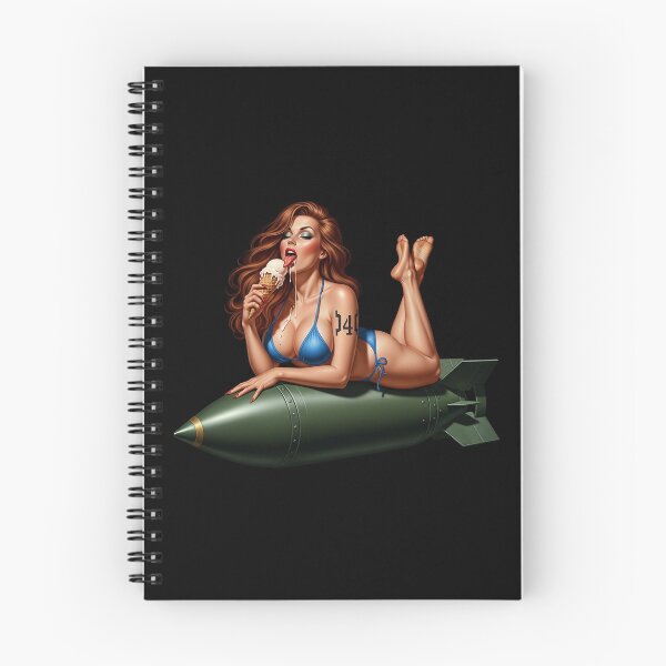 Item preview, Fallout Vault 4 Pin-up Girl on a Bomb designed and sold by VintageBazaar.