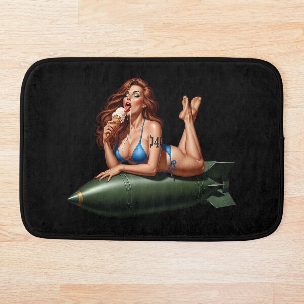 Item preview, Fallout Vault 4 Pin-up Girl on a Bomb designed and sold by VintageBazaar.
