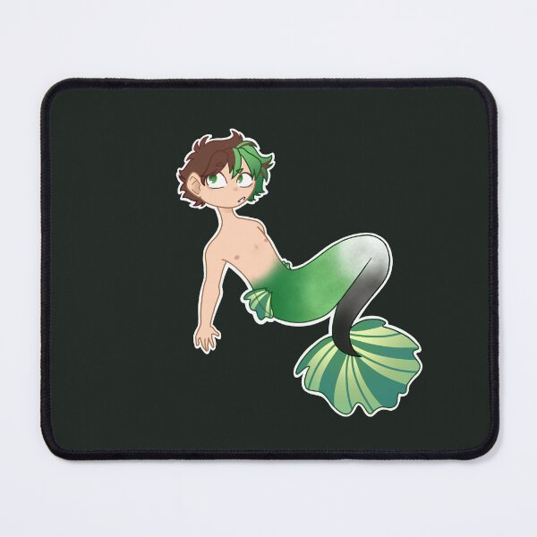 Item preview, Aromantic pride mermaid designed and sold by Blueberry-b1rd.