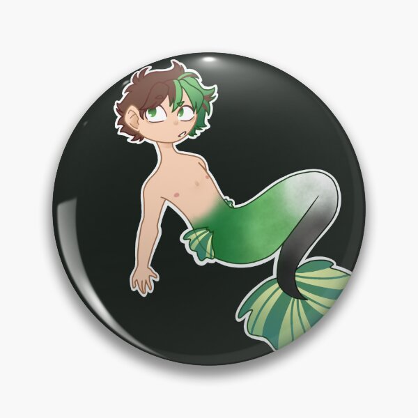 Item preview, Aromantic pride mermaid designed and sold by Blueberry-b1rd.