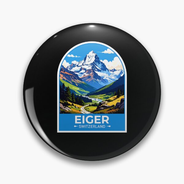 Item preview, Eiger Switzerland Travel Sticker designed and sold by TulipaGraphics.
