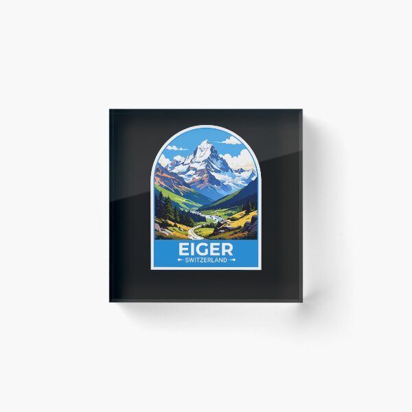 Item preview, Eiger Switzerland Travel Sticker designed and sold by TulipaGraphics.