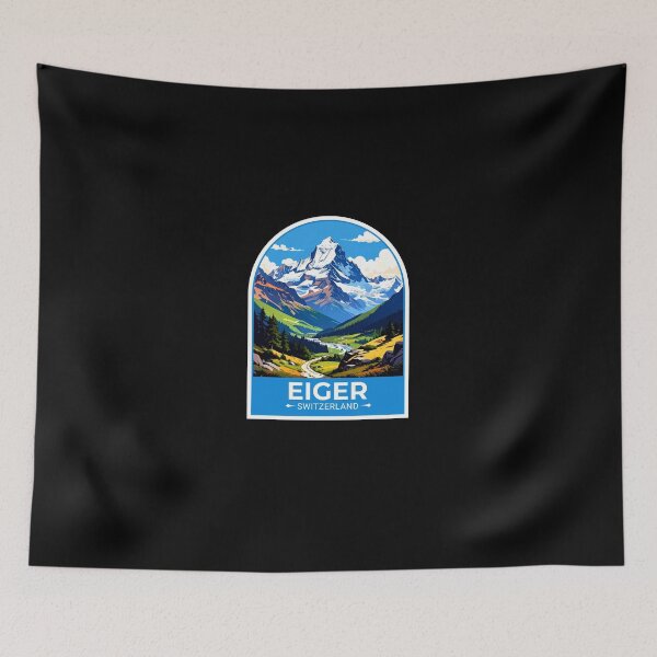 Item preview, Eiger Switzerland Travel Sticker designed and sold by TulipaGraphics.