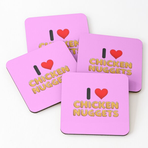 Item preview, Me encantan los nuggets de pollo Amante de la comida Divertido Foodie Niños designed and sold by LUCKYHAPPYFINDS.