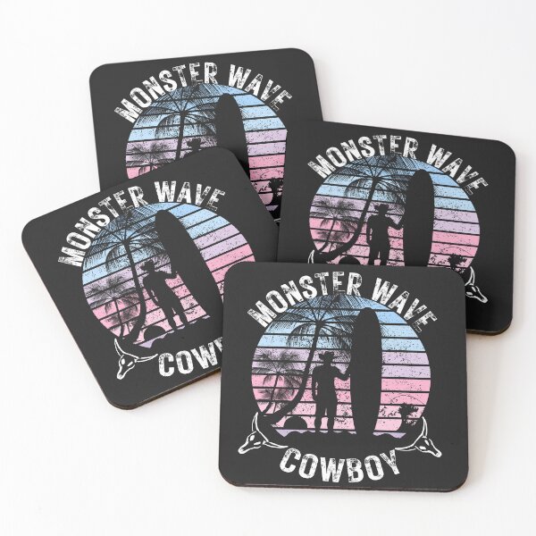 Item preview, monster wave cowboy designed and sold by Atonomous.