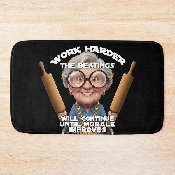 Item preview, WORK HARDER THE BEATINGS WILL CONTINUE UNTIL MORALE IMPROVES designed and sold by A-T-H.