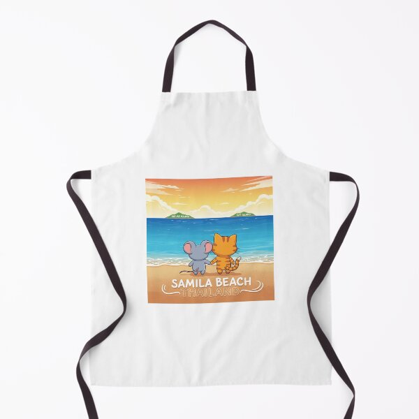 Item preview, Mouse&Cat island on Samila Beach designed and sold by See-Sea-Colors.