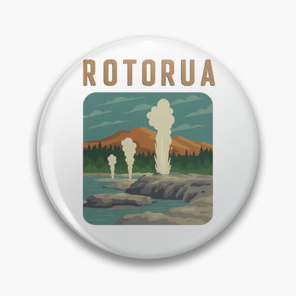 Item preview,  Rotorua Geothermal Landscape Taupo Volcanic Zone New Zealand designed and sold by Aryabek.