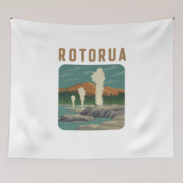Item preview,  Rotorua Geothermal Landscape Taupo Volcanic Zone New Zealand designed and sold by Aryabek.