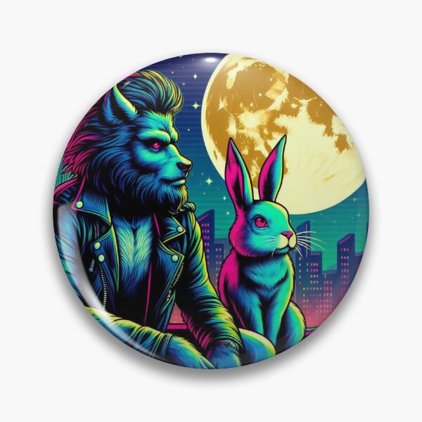 Item preview, Wolf man and bunny  designed and sold by Dogandesighn.