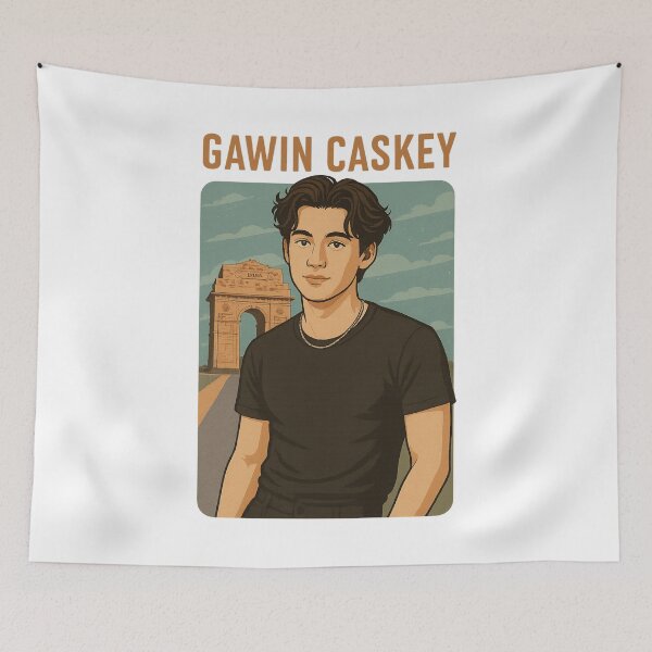 Item preview,  Gawin Caskey Stylish Portrait in Black Shirt designed and sold by Aryabek.