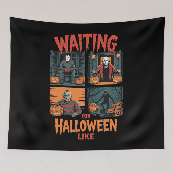 Item preview, Waiting for Halloween Like Killers Horror Movie Scence designed and sold by aidenpier.