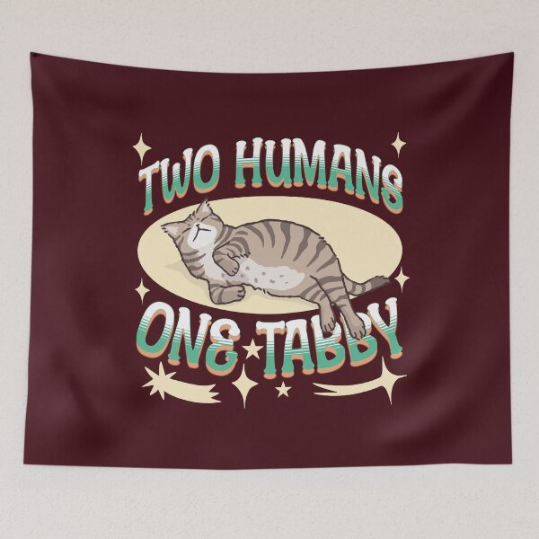 Item preview, Two humans one cat designed and sold by BritishDelights.