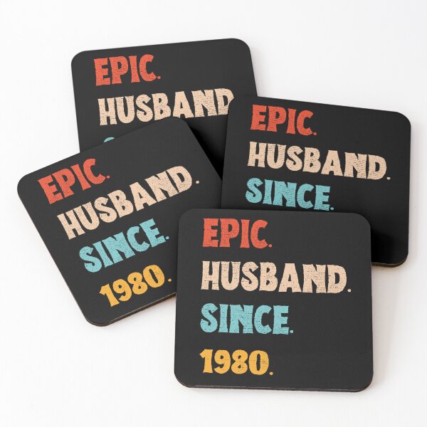 Item preview, Epic Husband Since 1980 - 45th Wedding Anniversary For Him, Men, Husband designed and sold by Mozaic Clothes.