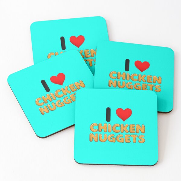 Item preview, Me encantan los nuggets de pollo Amante de la comida Divertido Foodie Niños designed and sold by LUCKYHAPPYFINDS.