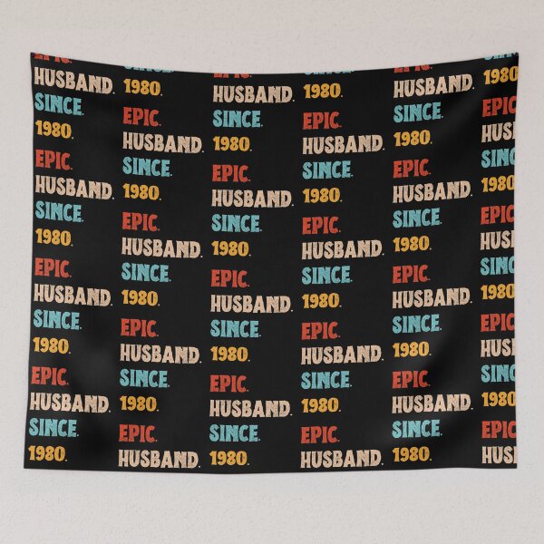 Item preview, Epic Husband Since 1980 - 45th Wedding Anniversary For Him, Men, Husband designed and sold by Mozaic Clothes.