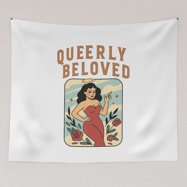 Item preview,  Queerly Beloved Retro Pin-Up Angel designed and sold by Aryabek.