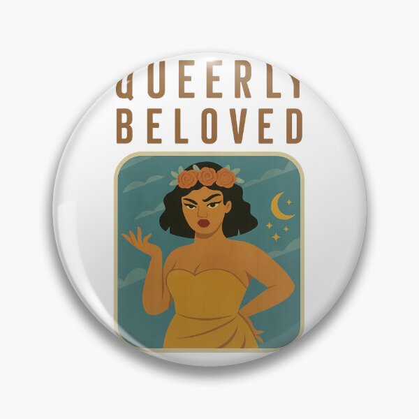 Item preview,  Queerly Beloved Feminine Strength Moon and Stars designed and sold by Aryabek.