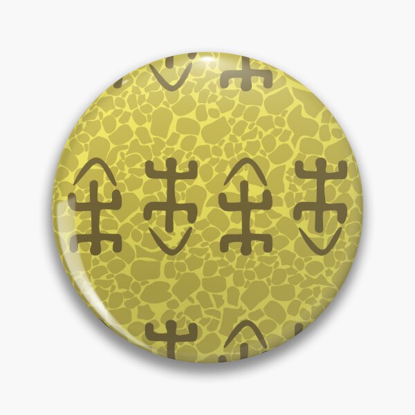 Item preview, Yellow African Bogolan loincloth pattern designed and sold by Wolagno.
