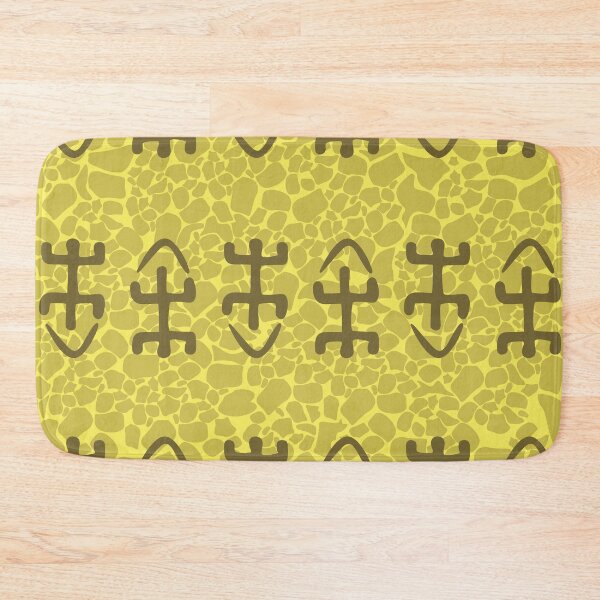 Item preview, Yellow African Bogolan loincloth pattern designed and sold by Wolagno.