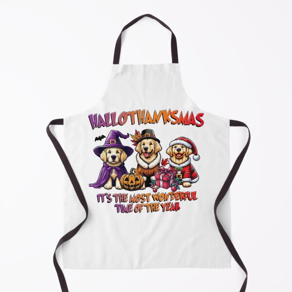 Item preview, Golden retriever Halloween Thanksgiving Christmas  designed and sold by doodIllustrate.