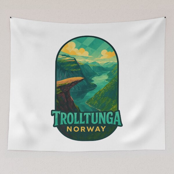 Item preview, Trolltunga Viewpoint Over Ringedalsvatnet, Norway designed and sold by Aryabek.