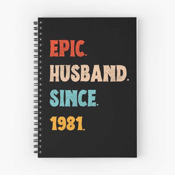 Item preview, Epic Husband Since 1981 - 44th Wedding Anniversary For Him, Men, Husband designed and sold by Mozaic Clothes.
