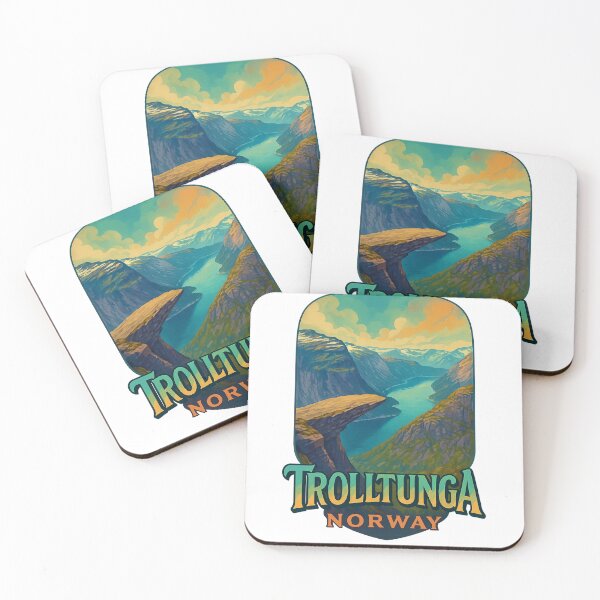 Item preview, Sunlit Trolltunga Cliff Overlooking Norwegian Fjords designed and sold by Aryabek.