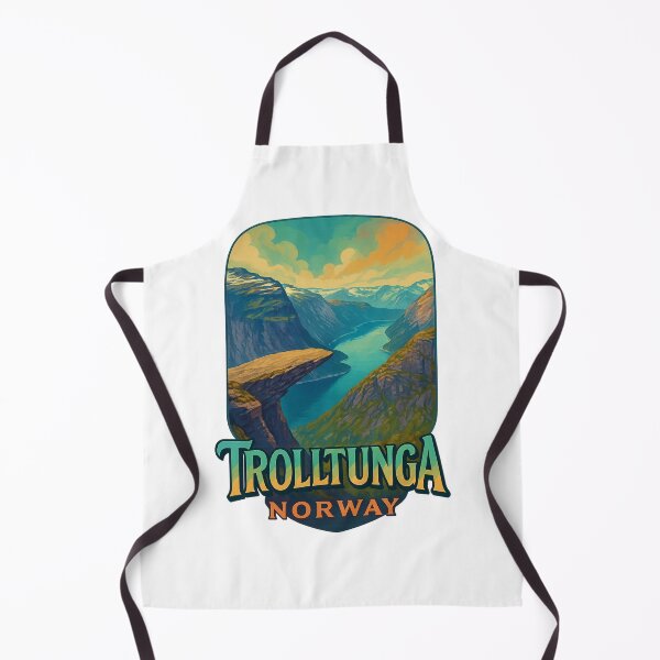 Item preview, Sunlit Trolltunga Cliff Overlooking Norwegian Fjords designed and sold by Aryabek.