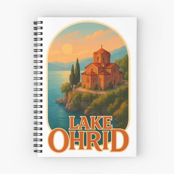 Item preview, Sunset Over Lake Ohrid and Saint John Kaneo Church designed and sold by Aryabek.