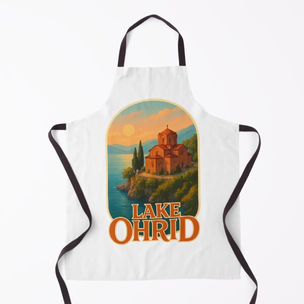 Item preview, Sunset Over Lake Ohrid and Saint John Kaneo Church designed and sold by Aryabek.